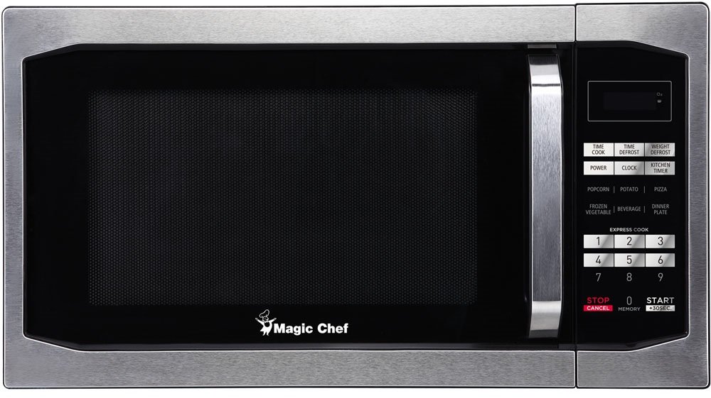 Magic Chef Countertop Microwave - Stainless Steel 1.6 cu. ft.