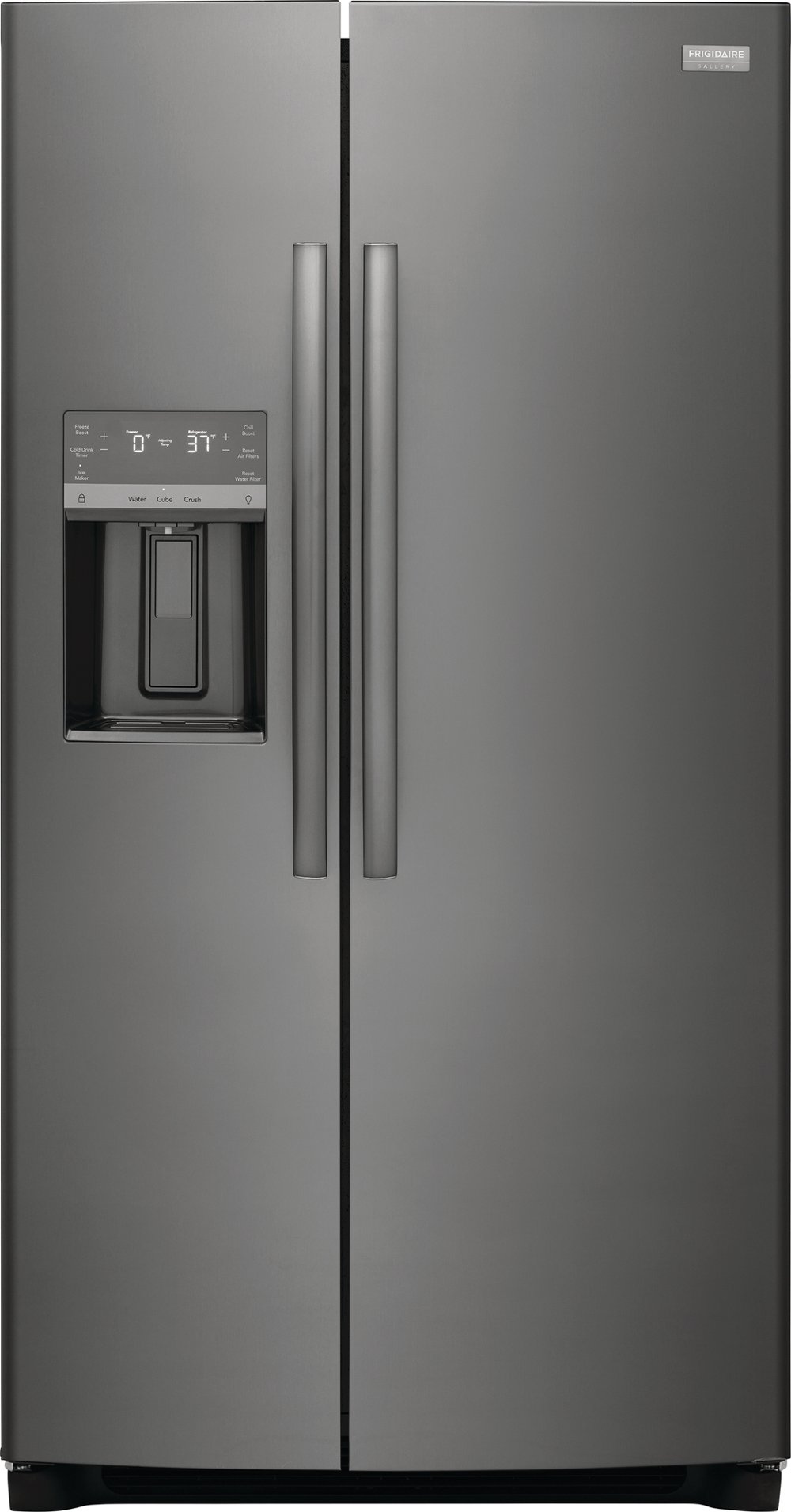 Frigidaire Gallery 25.6 cu ft Side by Side Refrigerator - Black Stainless Steel