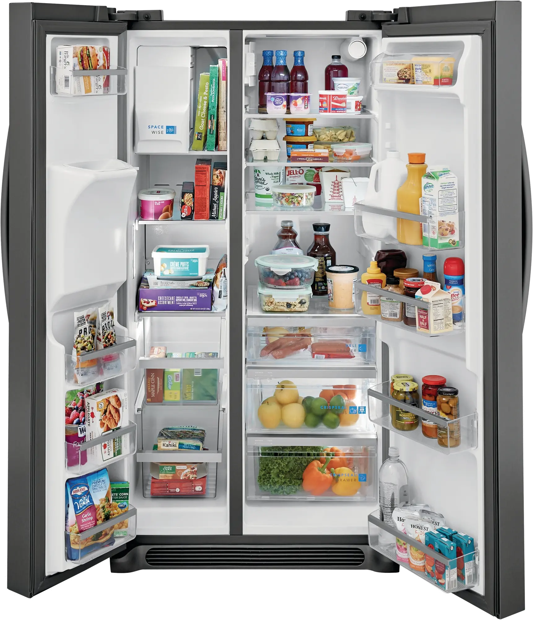 GRSS2652AD Frigidaire Gallery 25.6 cu ft Side by Side Refrigerator - Black Stainless Steel-3