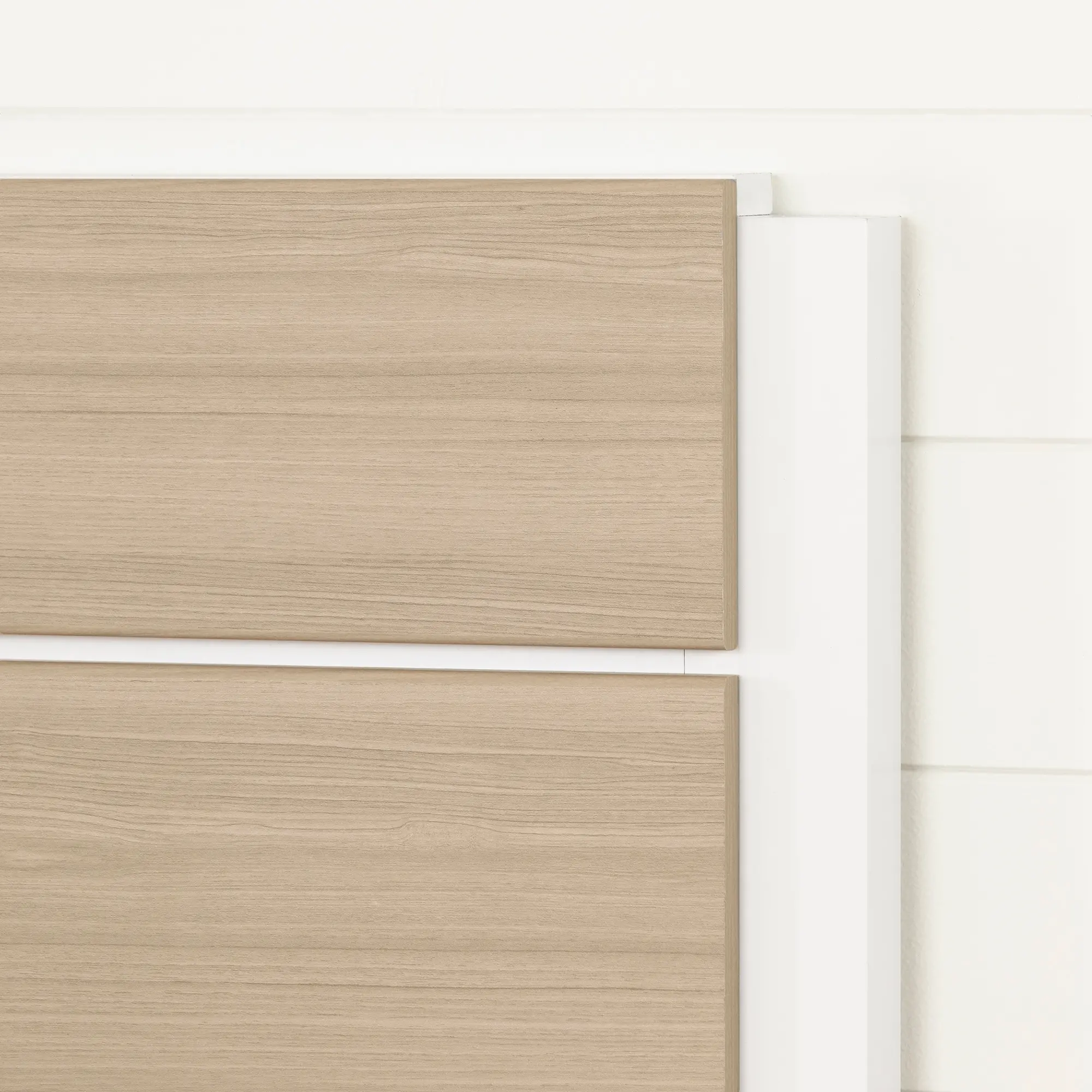 13206 Contemporary White and Elm Full Headboard - South Shore-3