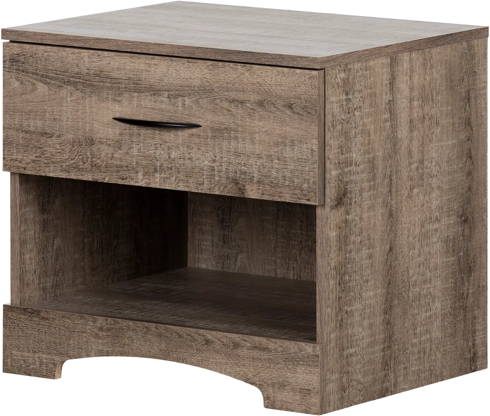 13116 Step One Weathered Oak 1-Drawer Nightstand - South Shore-1