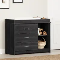 13286 Tassio Farmhouse Gray Oak Changing Table - South Shore