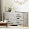 12995 Helson Seaside Pine 6-Drawer Dresser - South Shore