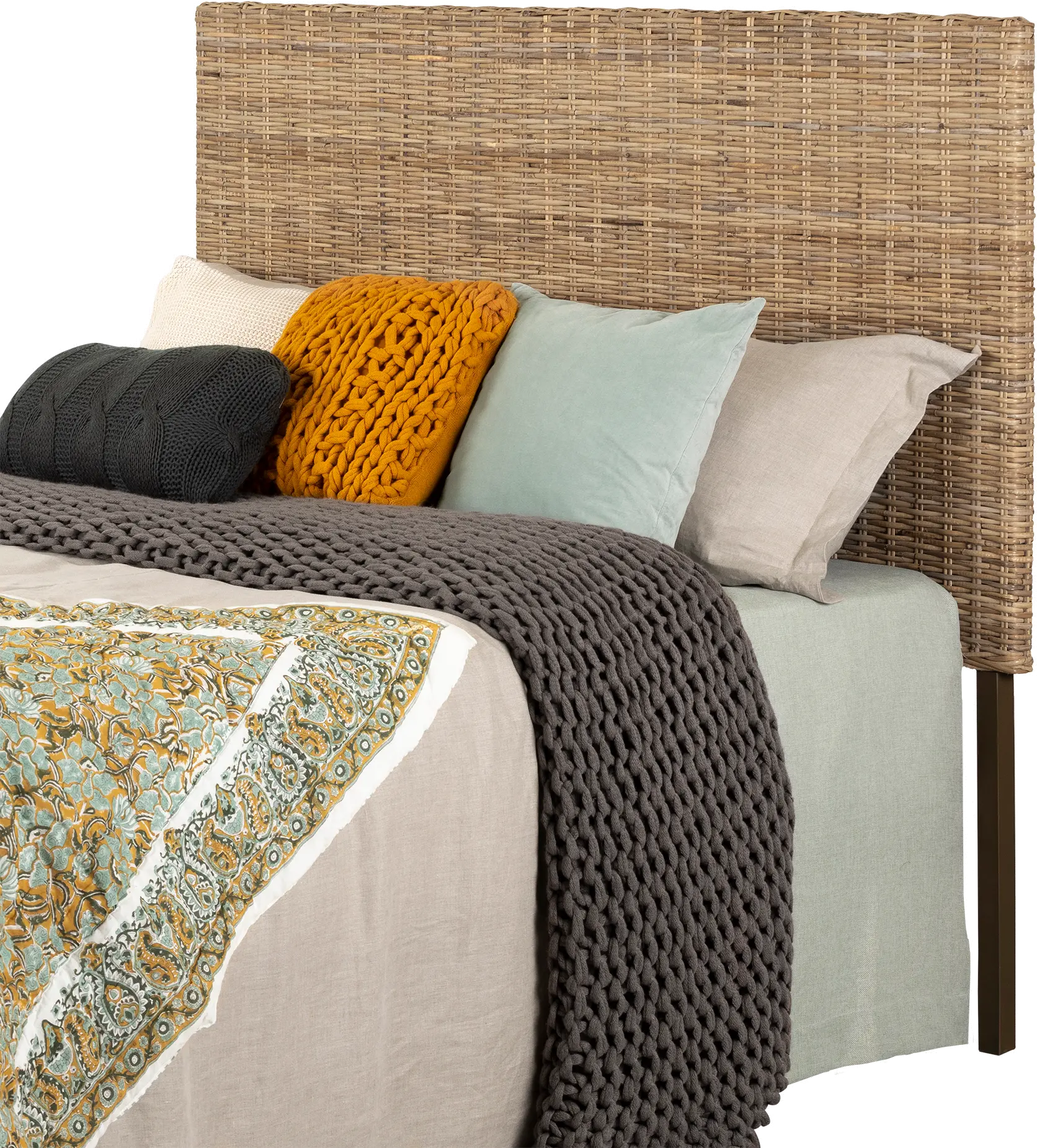 13708 Avilla Rattan Queen Headboard - South Shore-6