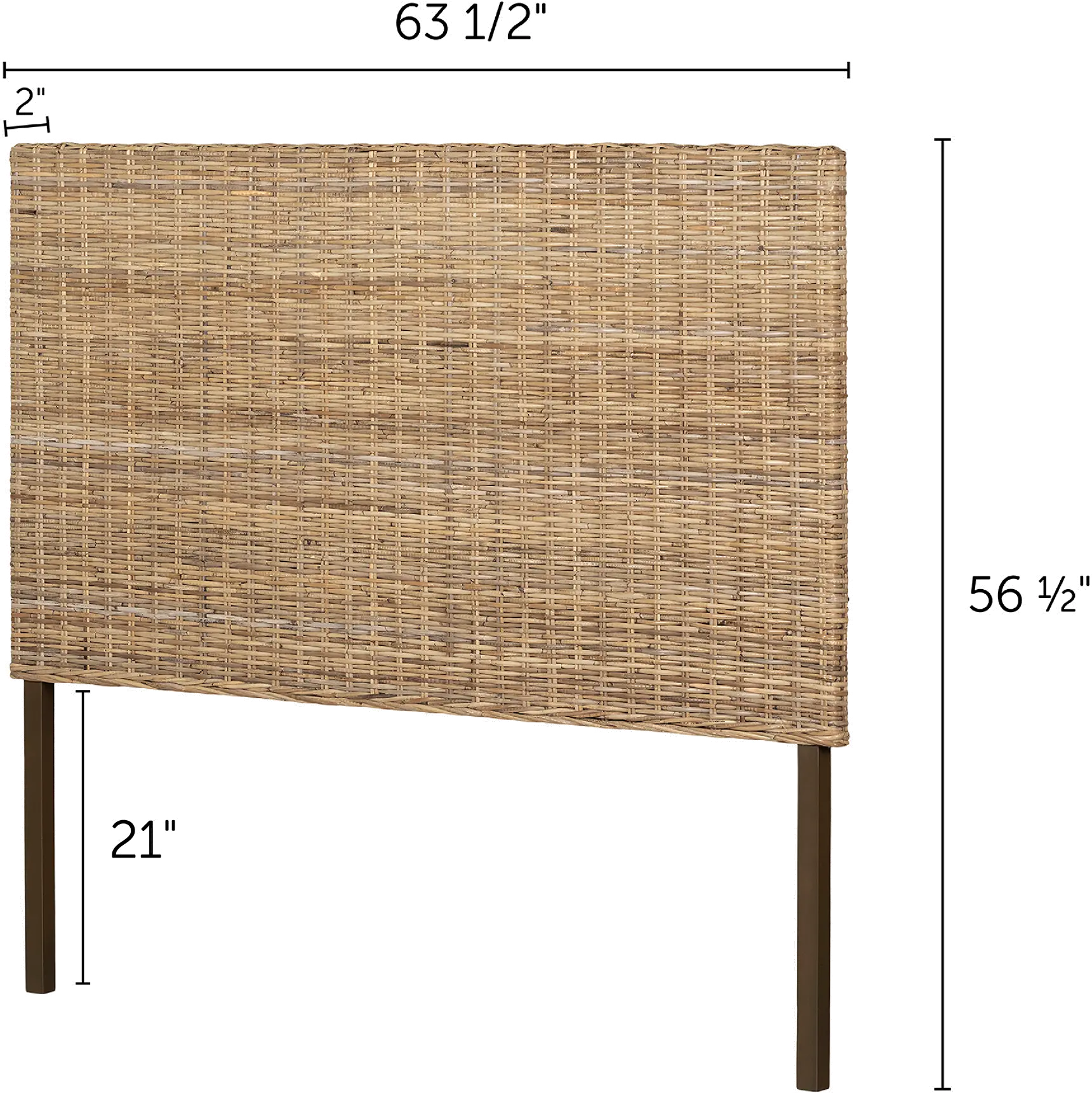 13708 Avilla Rattan Queen Headboard - South Shore-8