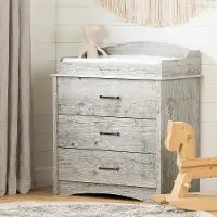 12996 Helson Seaside Pine Changing Table - South Shore