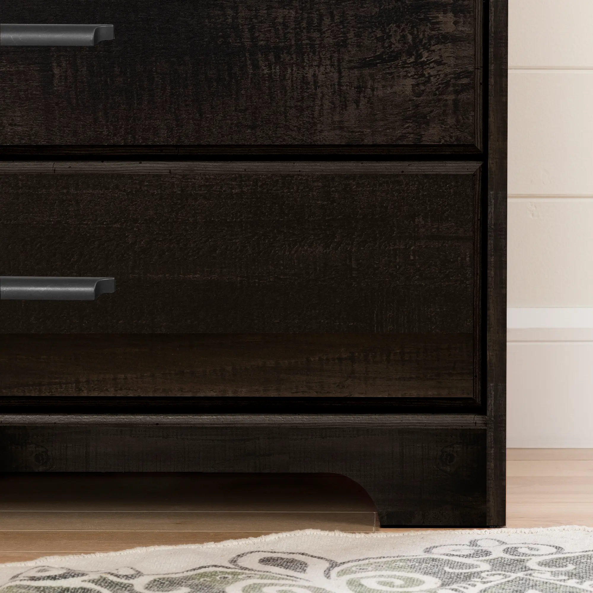 13111 Versa Rubbed Black 5-Drawer Chest - South Shore-3