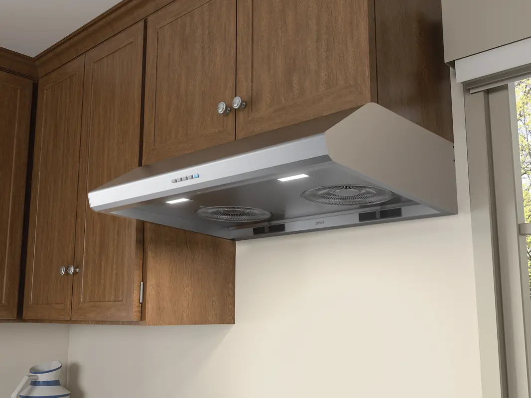 AK2536CS Zephyr 36 Inch Hurricane Under Cabinet Hood - Stainless Steel-2