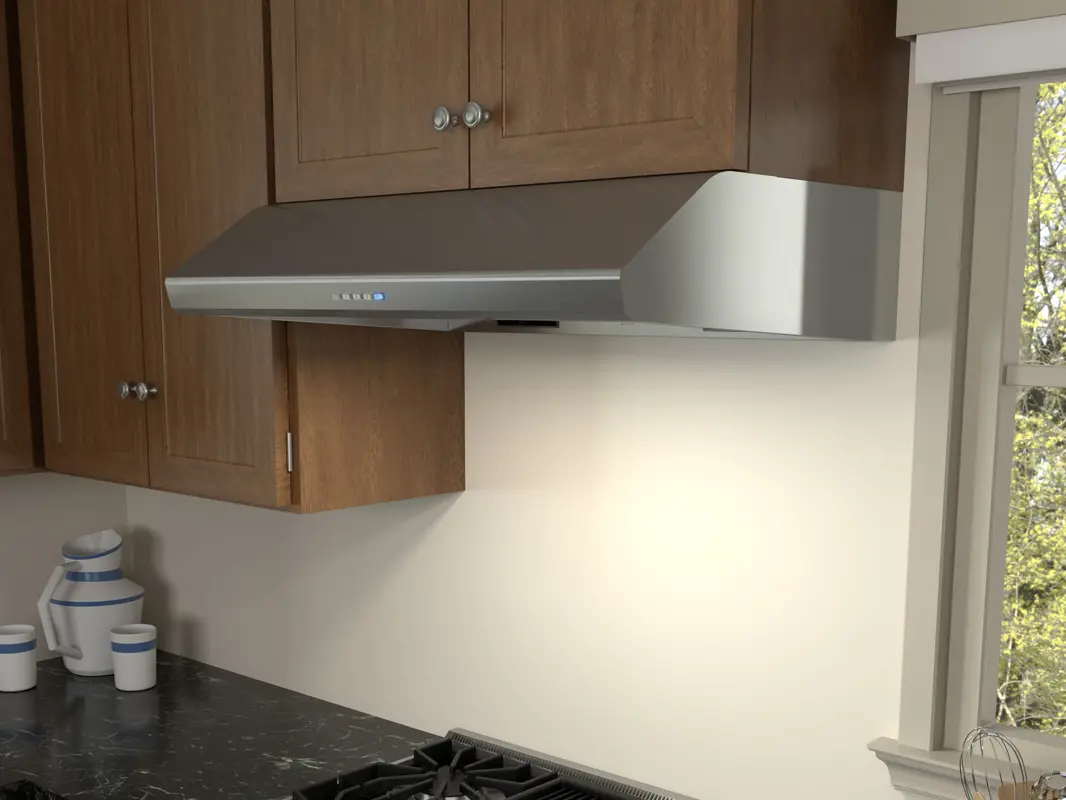 AK2536CS Zephyr 36 Inch Hurricane Under Cabinet Hood - Stainless Steel-3