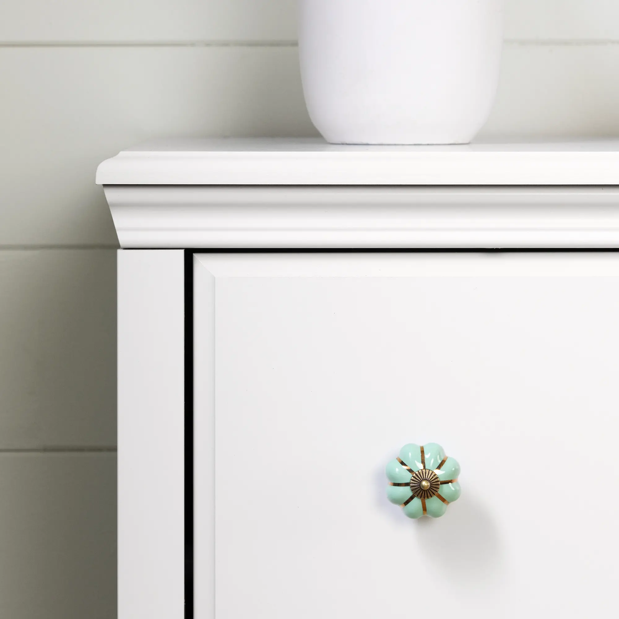 12894 Balka Pure White 3-Drawer Dresser - South Shore-3