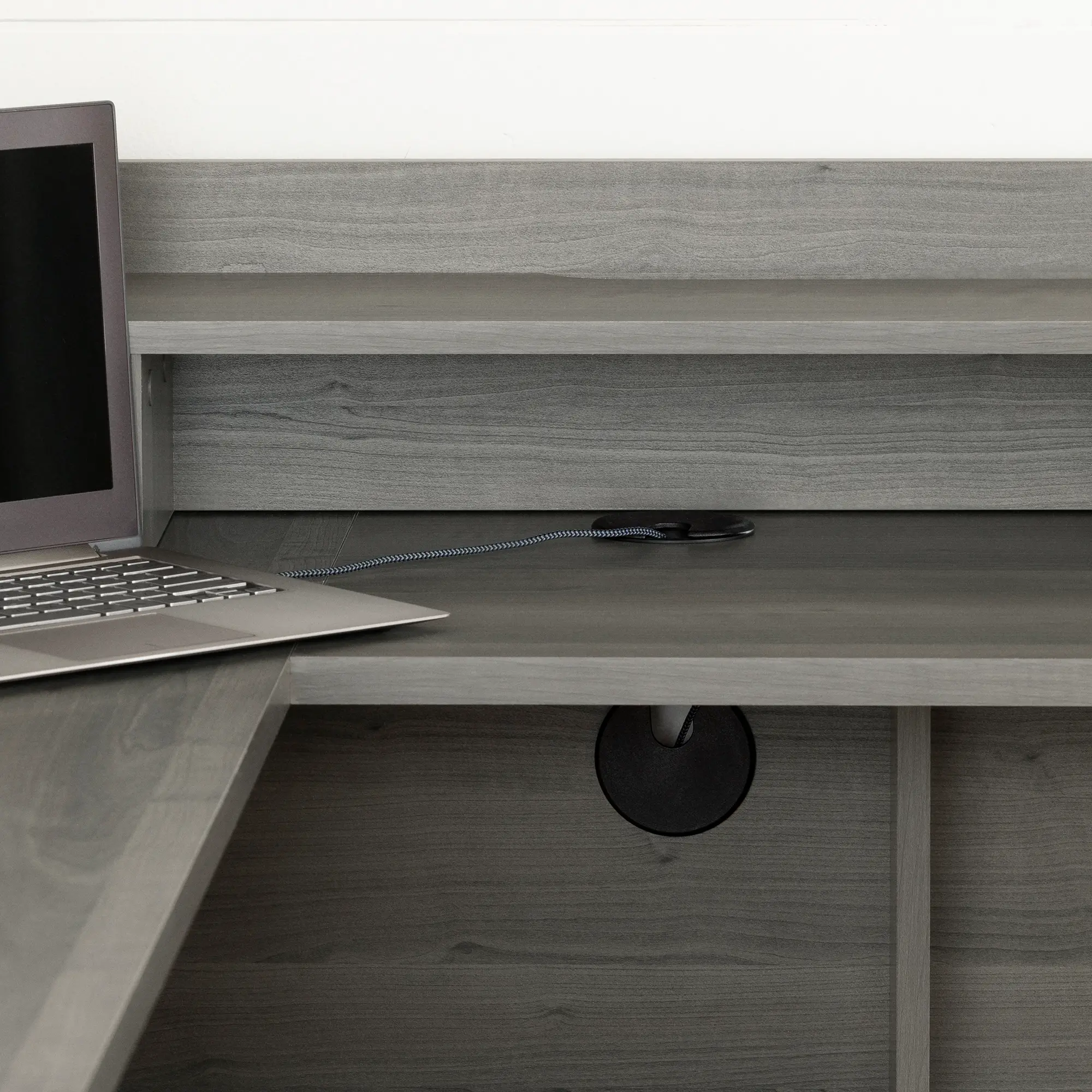 13105 Versa Gray Maple L-Shaped Desk - South Shore-3