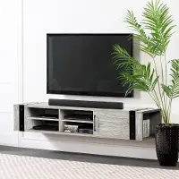 13423 Munich Seaside Pine 68  Hanging TV Stand - South Shore