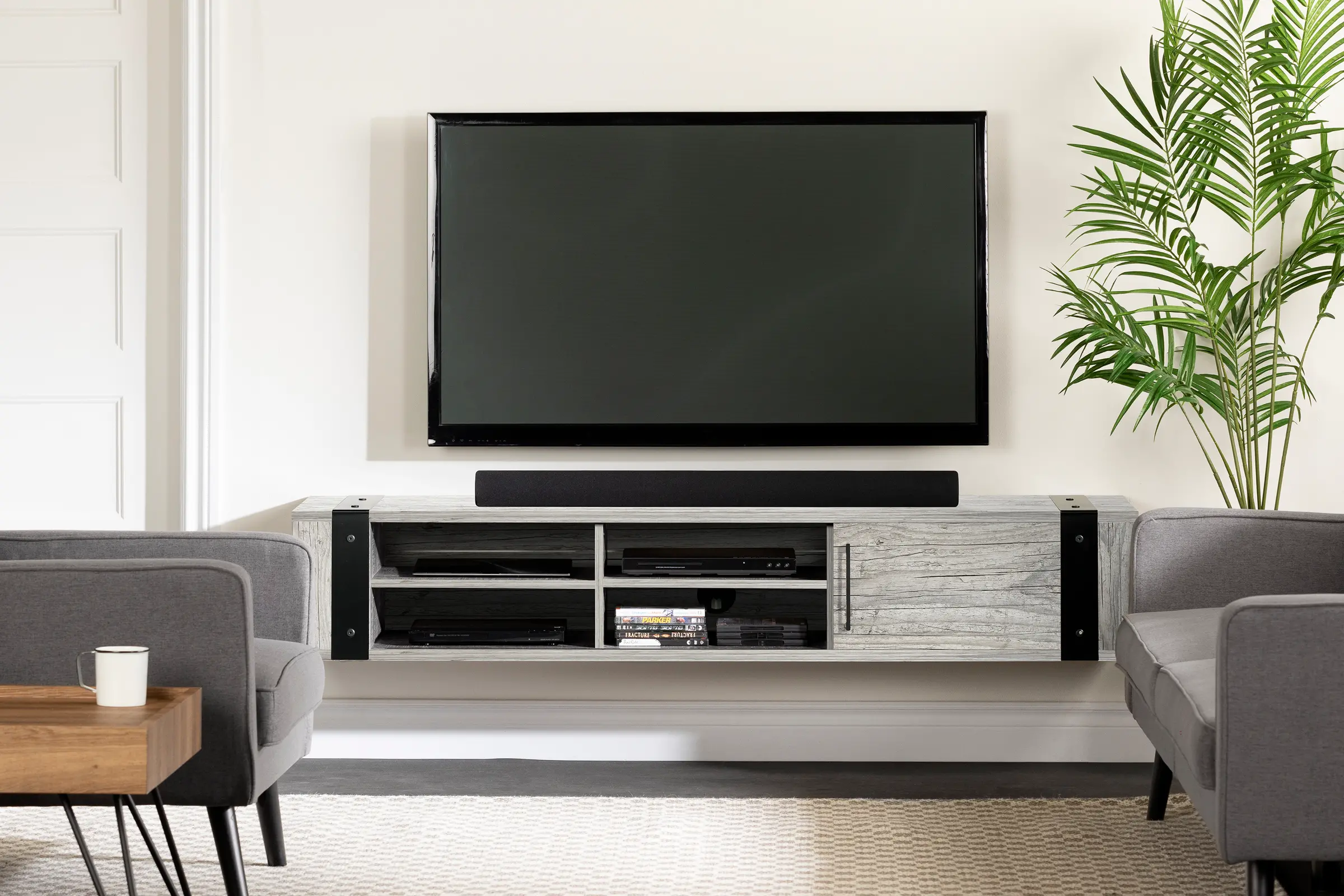 13423 Munich Seaside Pine 68  Hanging TV Stand - South Shore-3