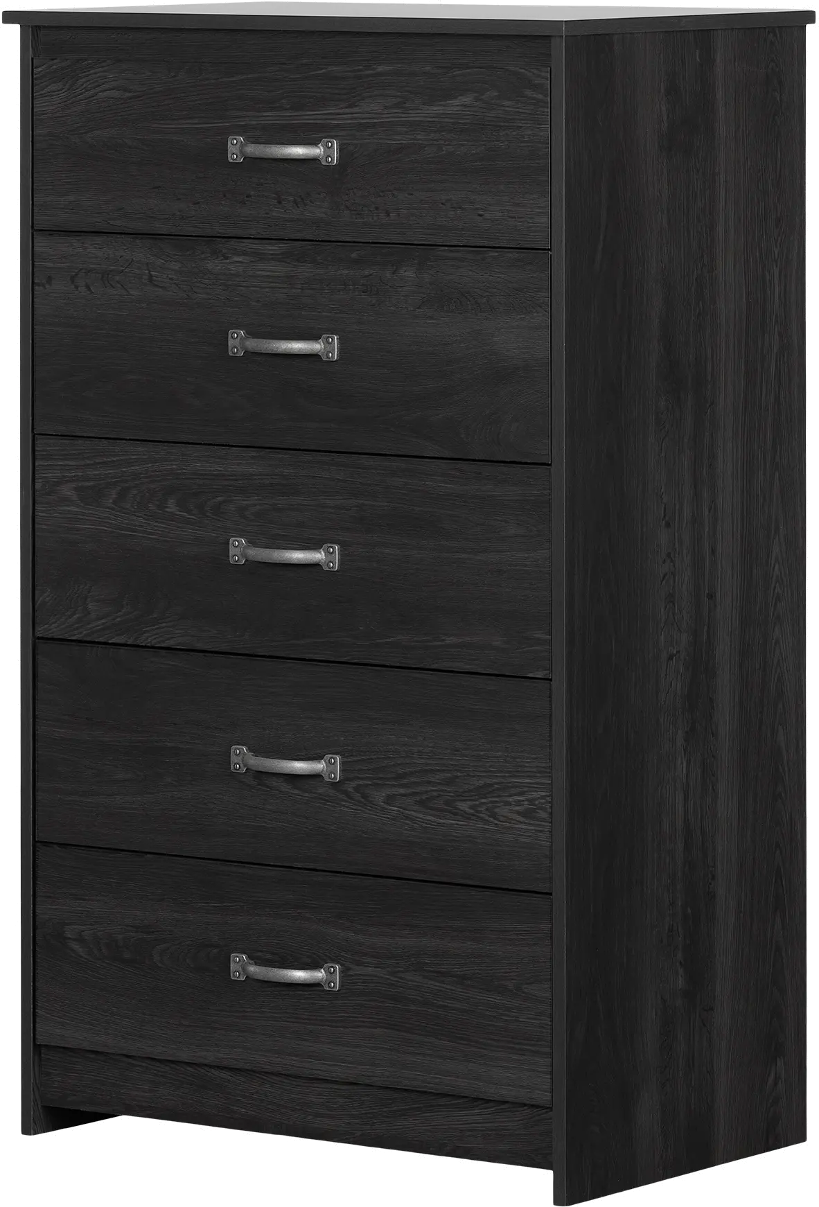 12983 Tassio Farmhouse Gray Oak Chest of Drawers - South Shore-1