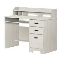 13379 Versa White Oak Computer Desk