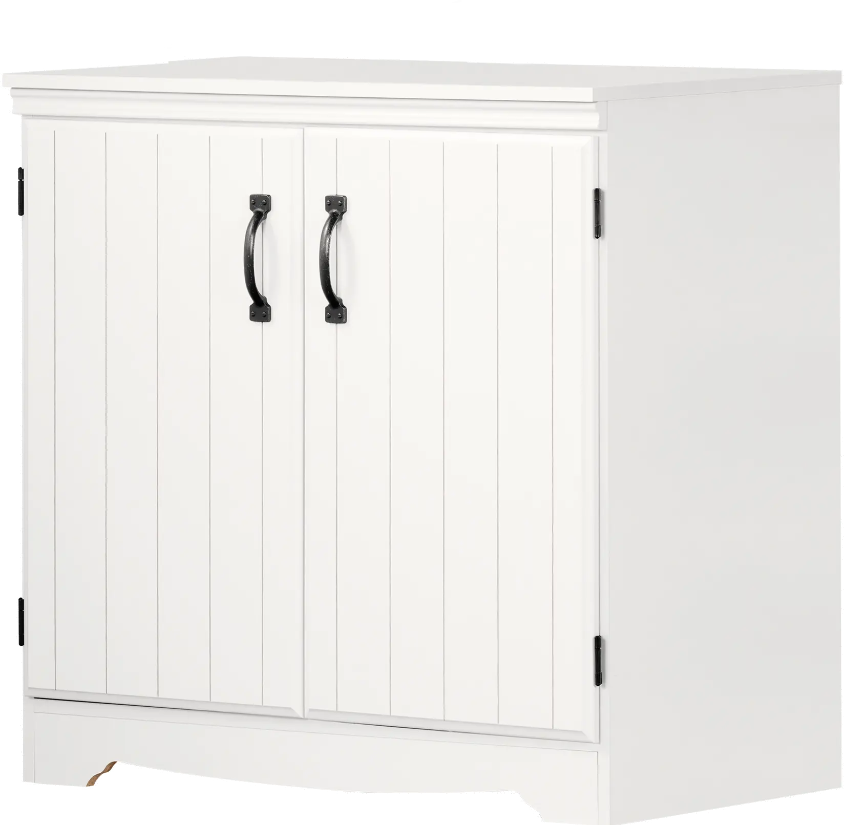 13243 Farnel Pure White 2-Door Storage Cabinet - South Shore-1