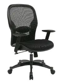 Space Black Office Chair