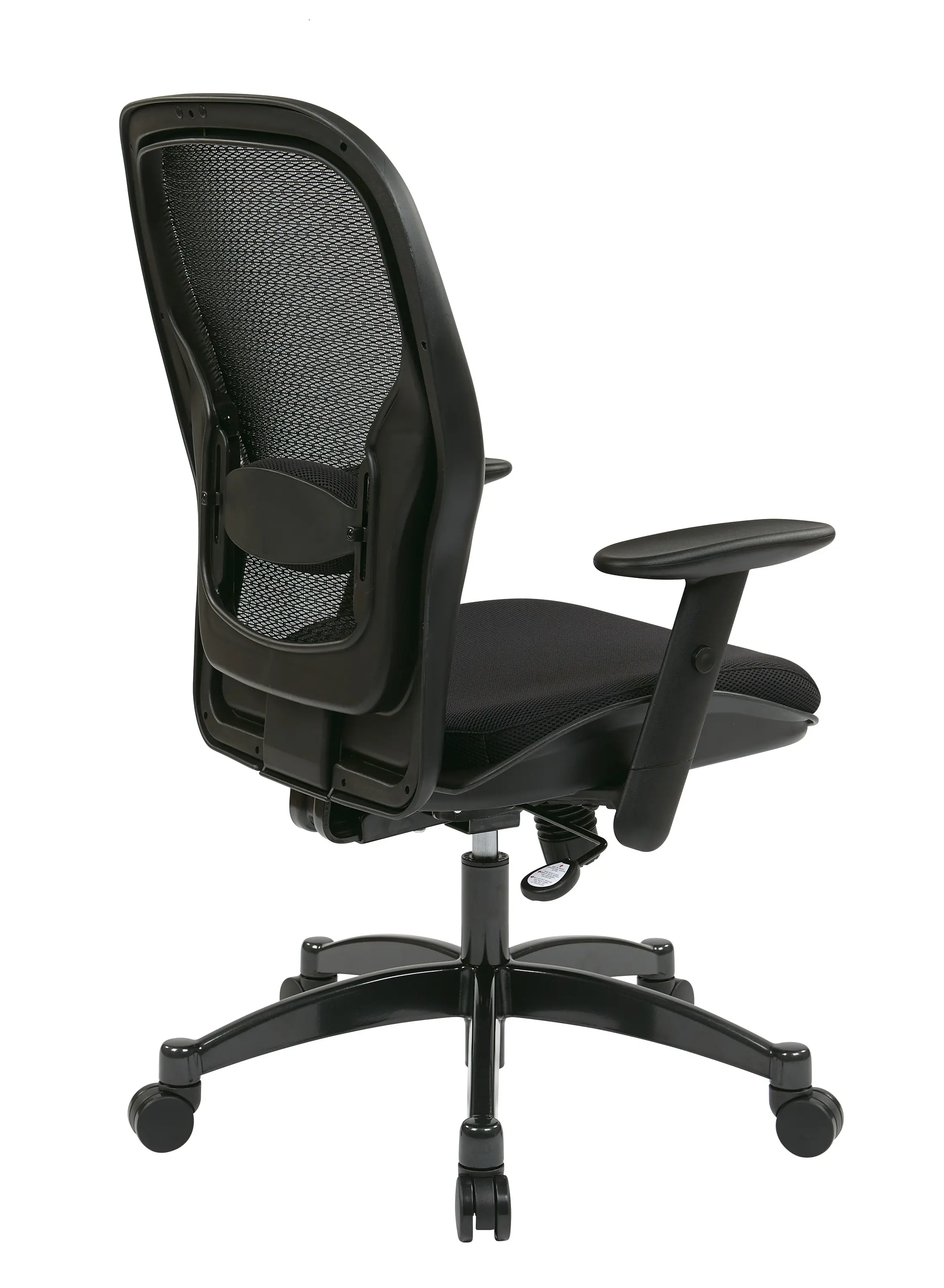 Space Black Office Chair-3