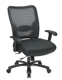 Air Gird Black Big and Tall Office Chair