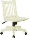 Deluxe Antique White Bankers Chair