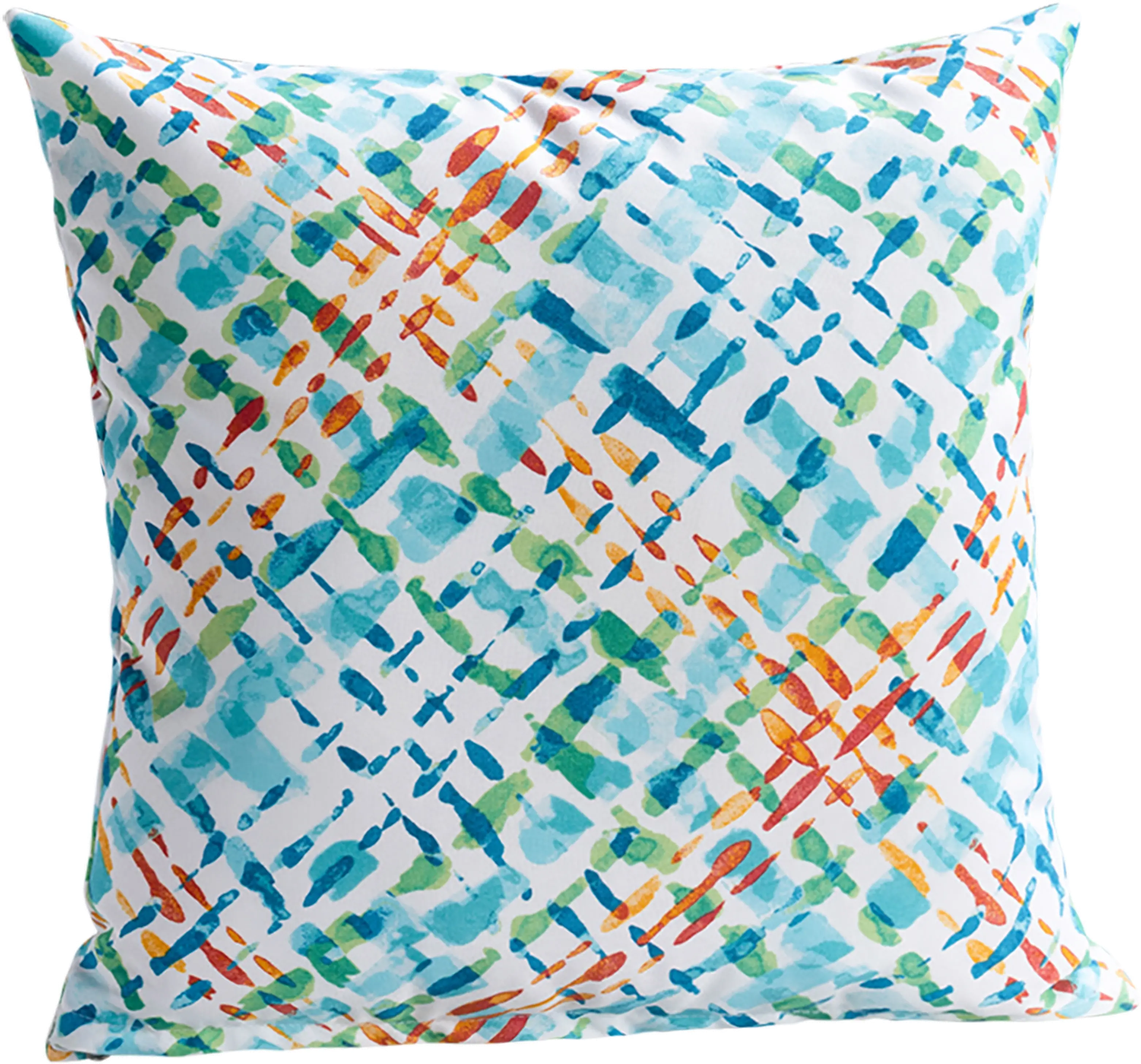 Multi Color Solarium Off The Grid 16  Outdoor Throw Pillow-1