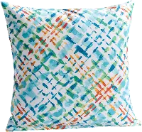 Multi Color Solarium Off The Grid 16  Outdoor Throw Pillow