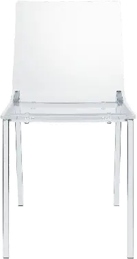 Posh Clear Accent Chair