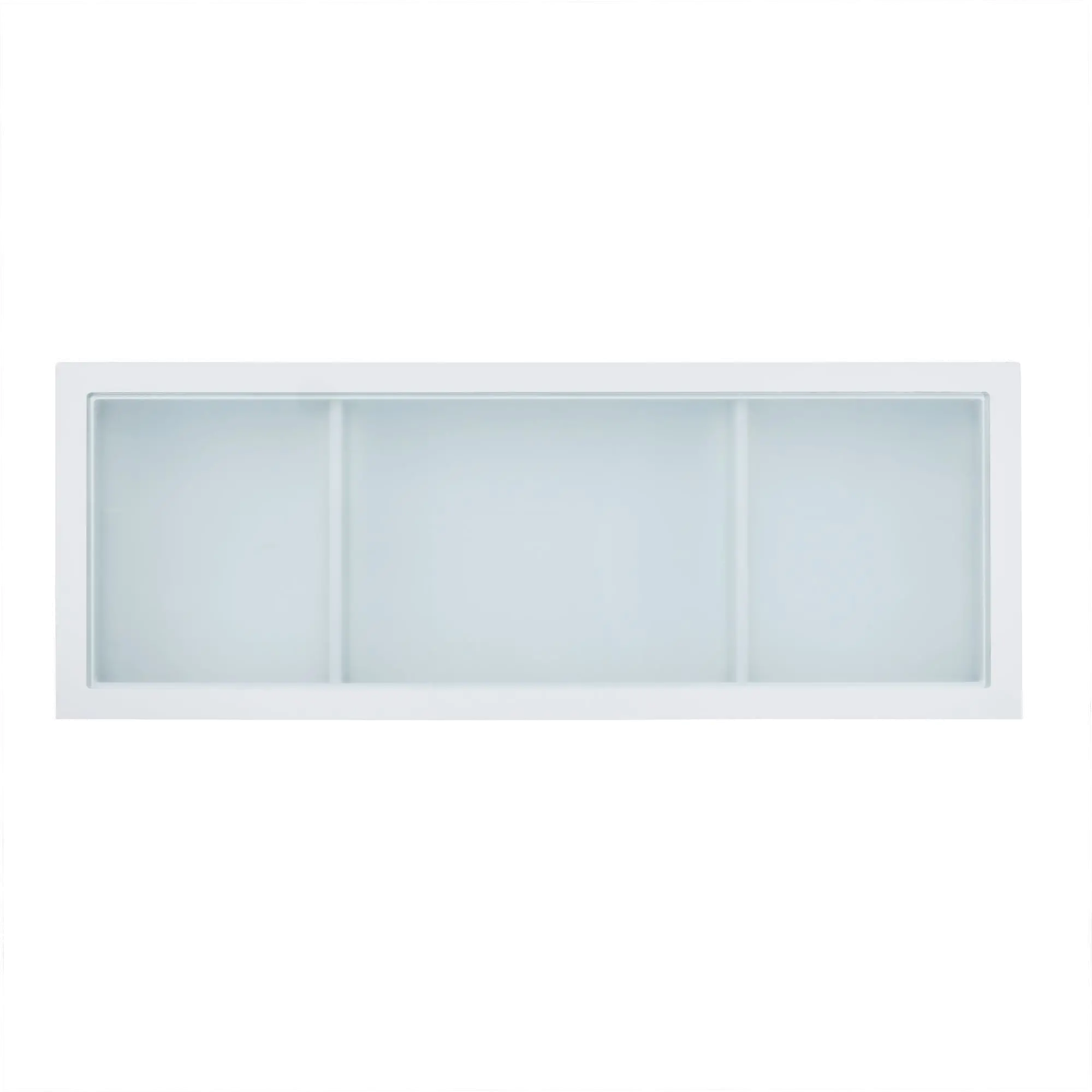 Posh White and Clear 3-Piece Vanity Set-6