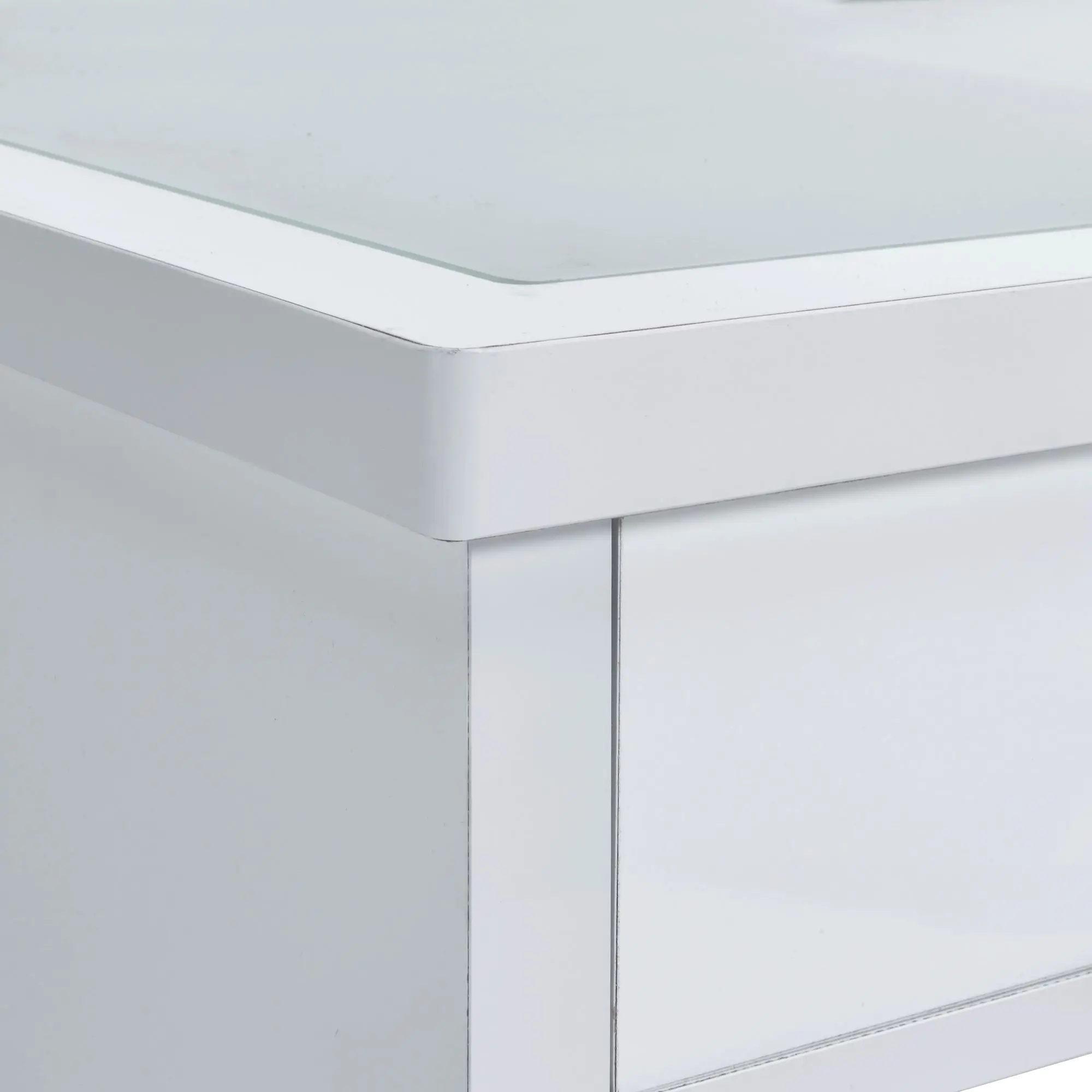Posh White and Clear 3-Piece Vanity Set-7