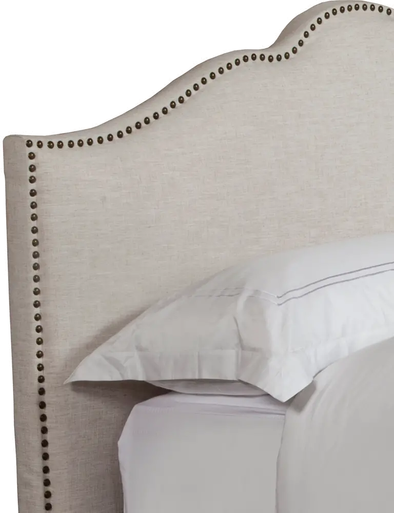 Aster Natural Queen Upholstered Bed-2
