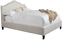 Aster Natural King Upholstered Bed