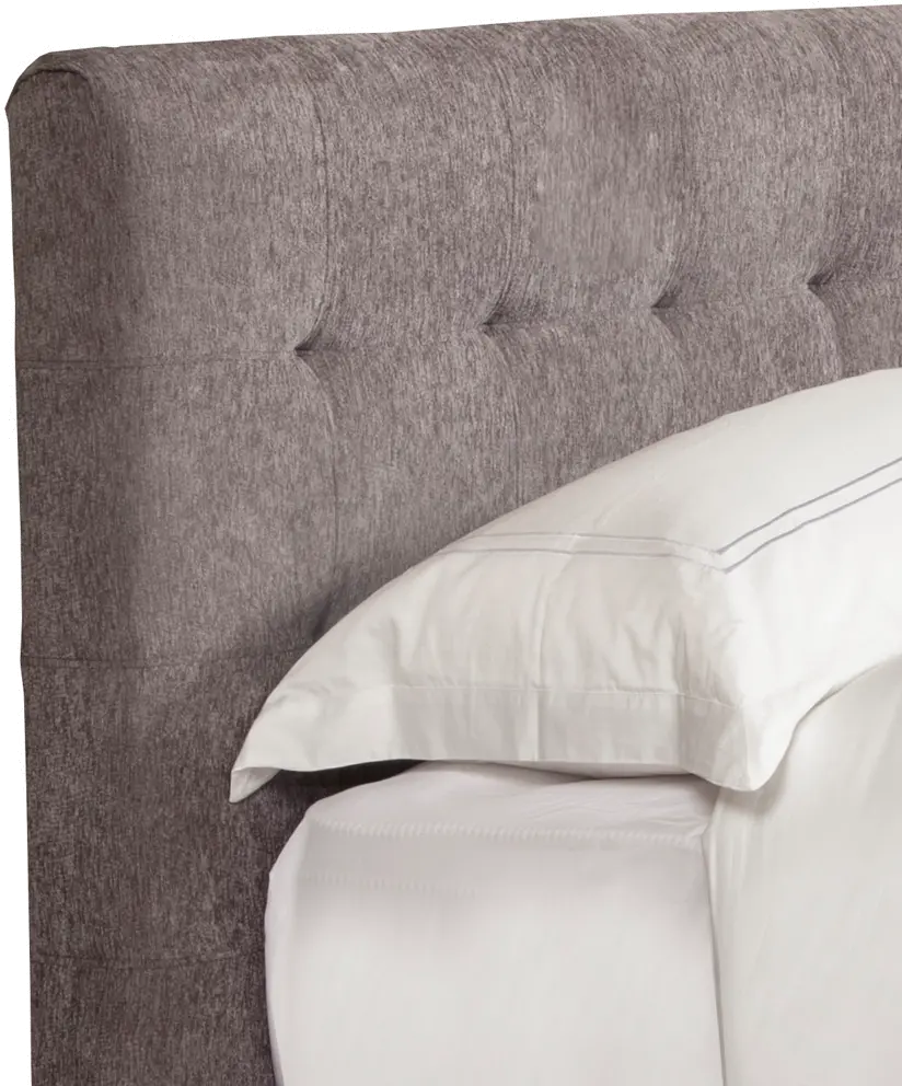 Iris Gray Queen Upholstered Bed-2