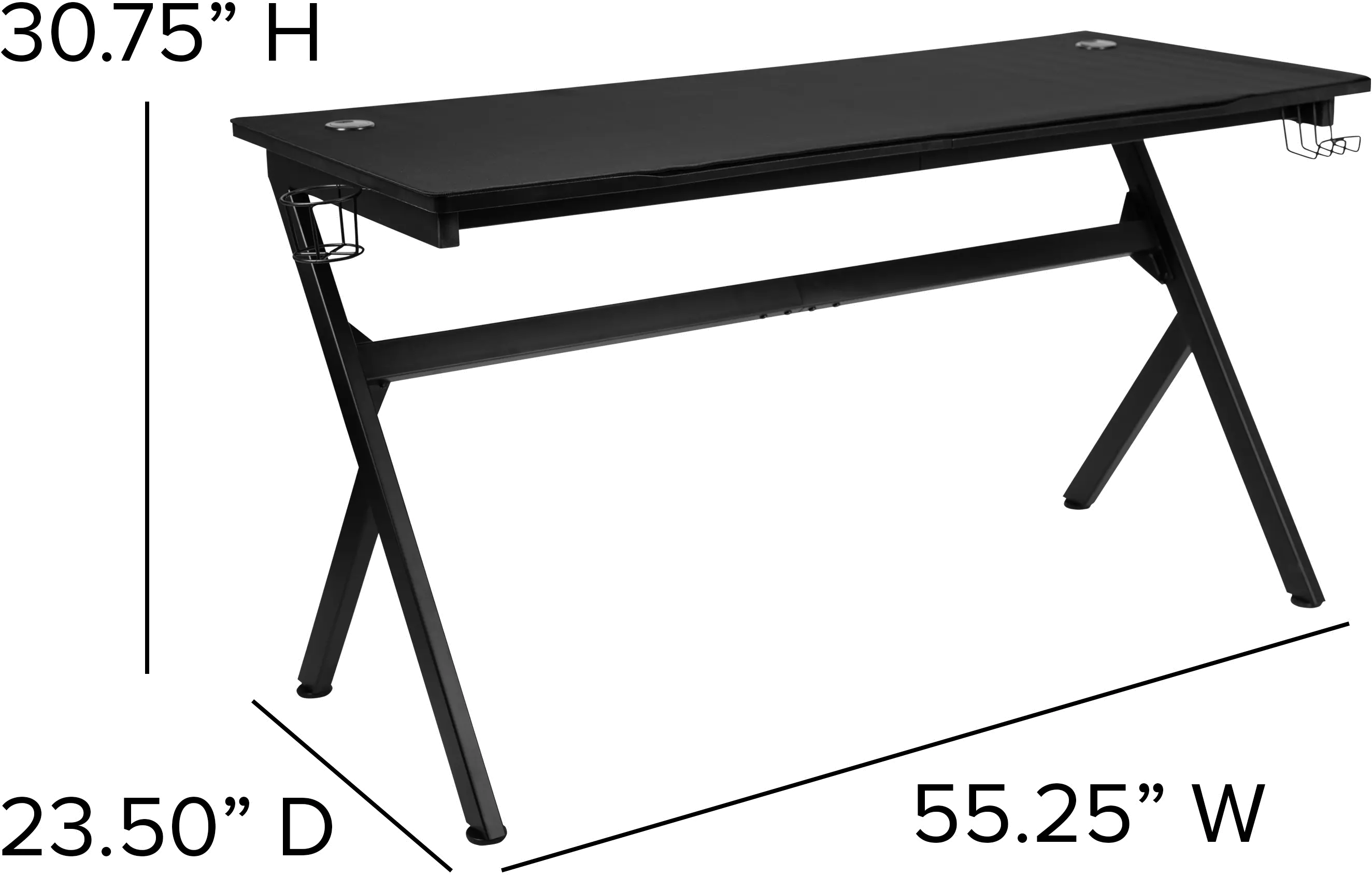 Play Black XL Gaming Desk-3