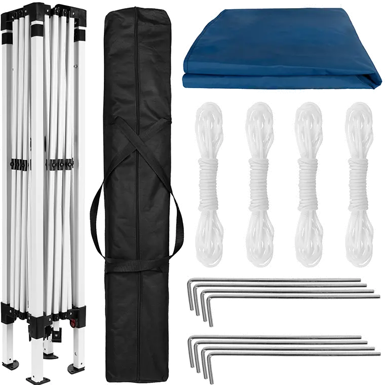 10' x 10' Blue Canopy Tent-5