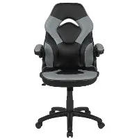 X10 Gray and Black Gaming Swivel Chair