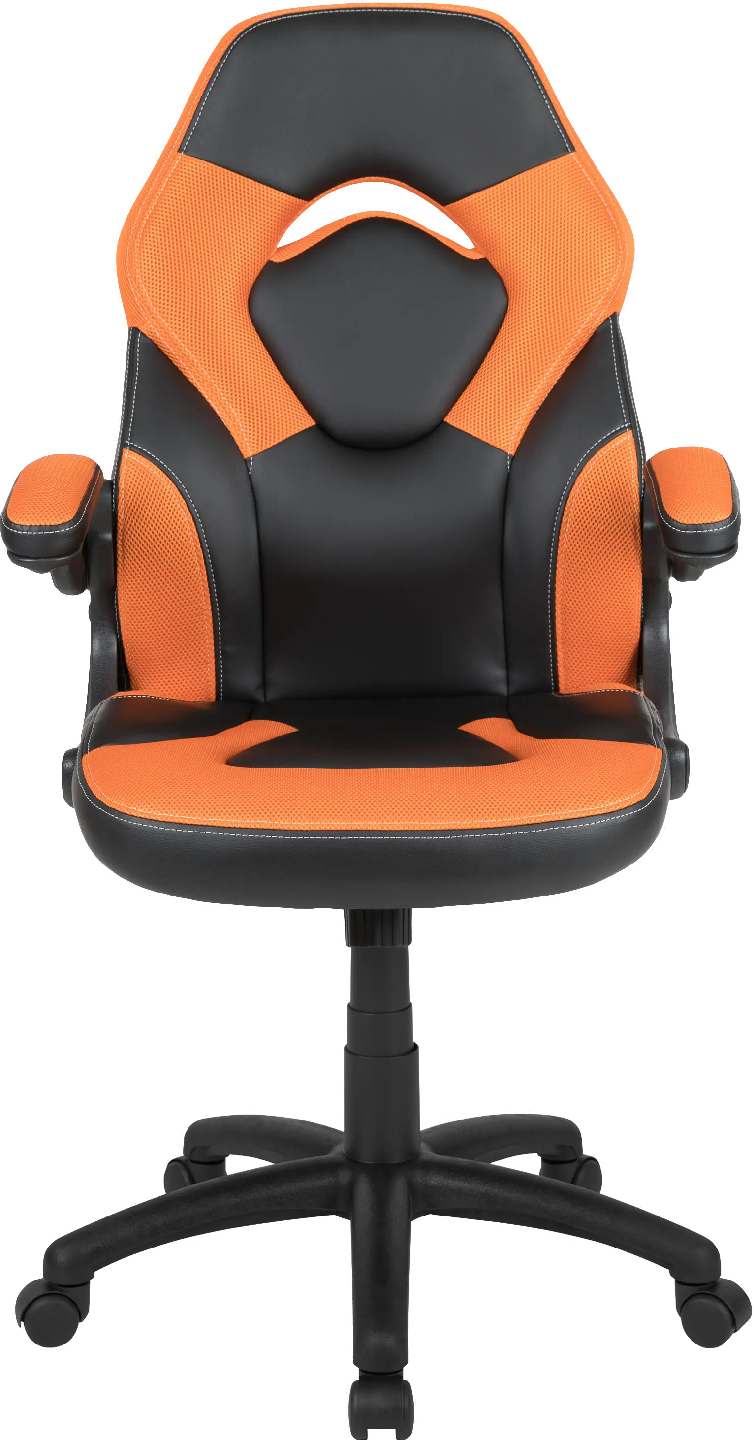 X10 Orange and Black Gaming Swivel Chair-1