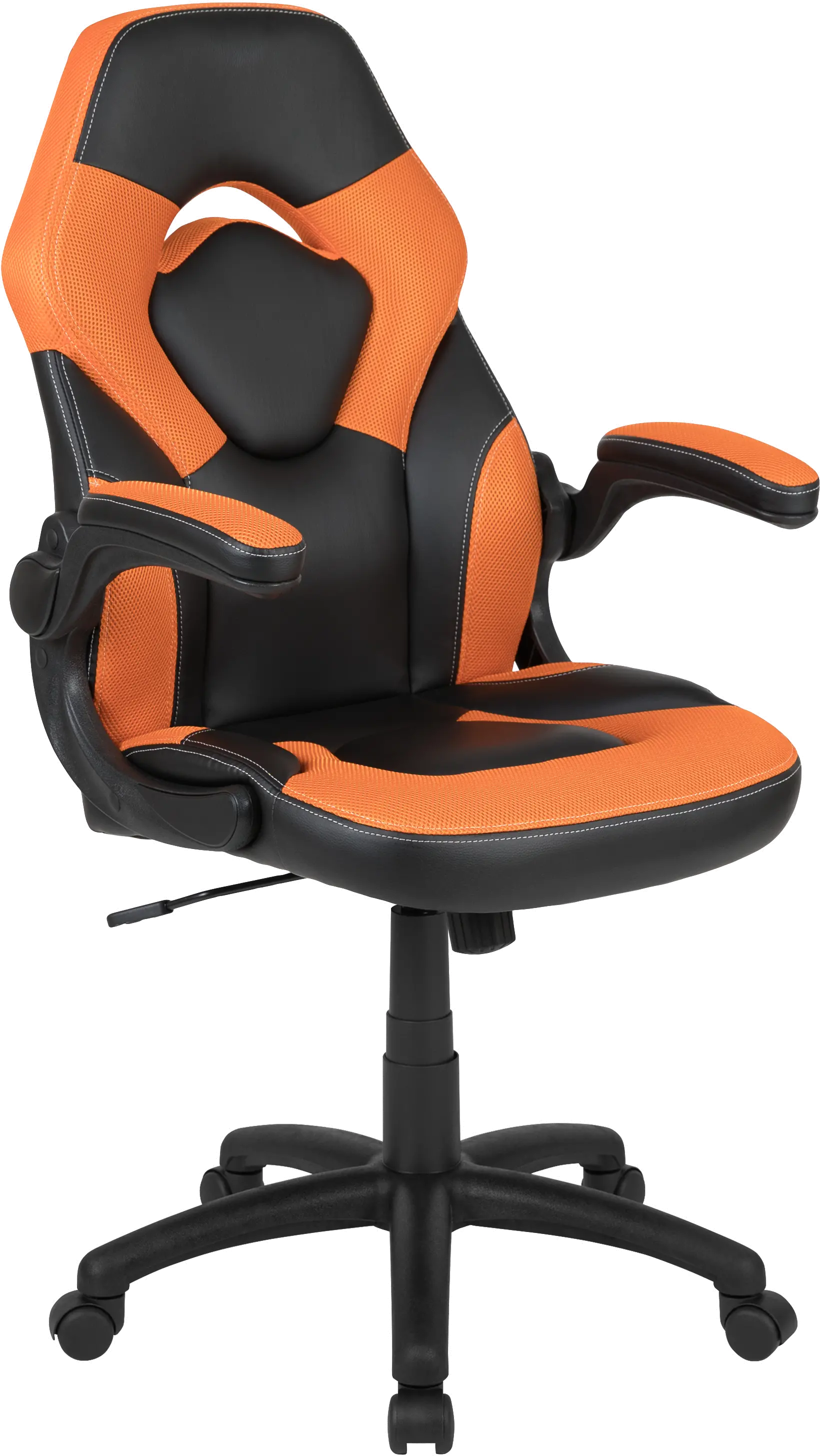 X10 Orange and Black Gaming Swivel Chair-4