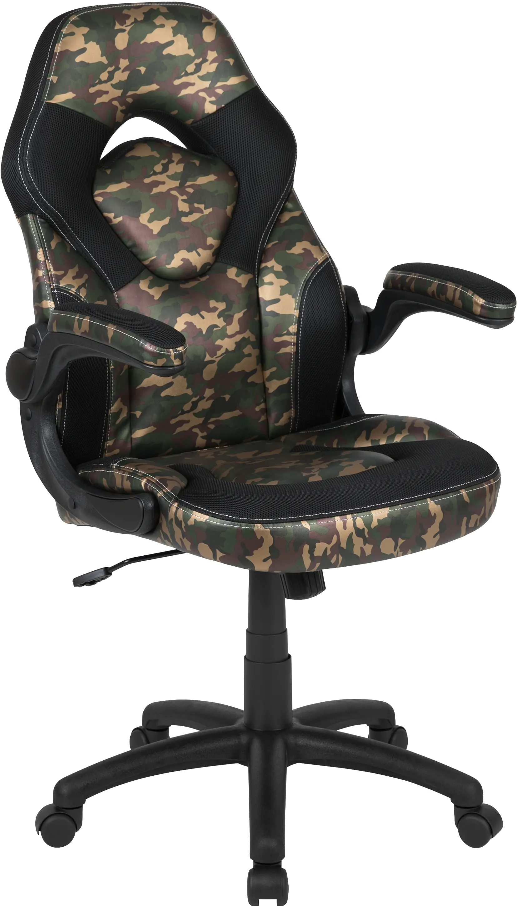 X10 Camouflage and Black Gaming Swivel Chair-4
