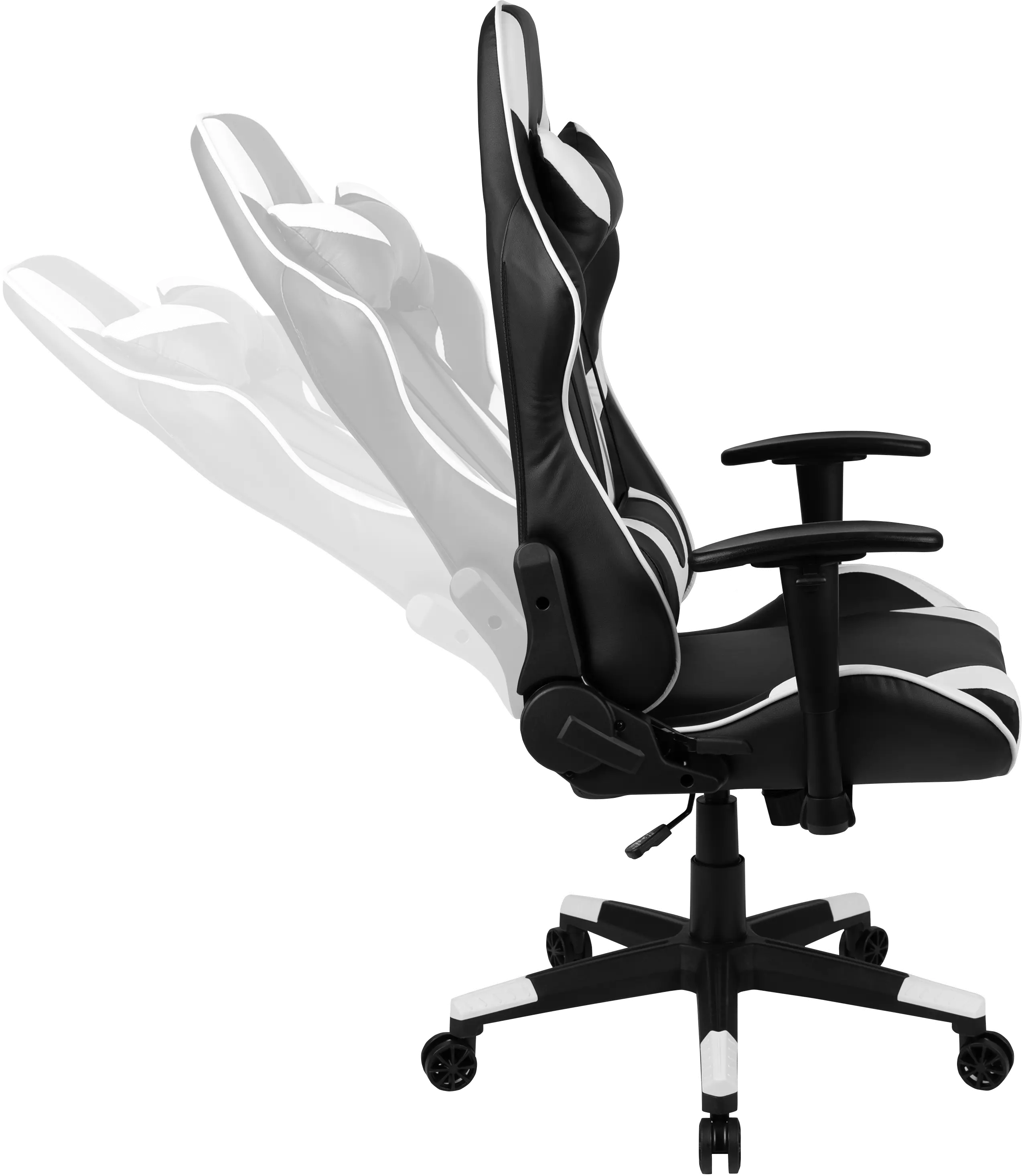 X20 White and Black Gaming Swivel Chair-7
