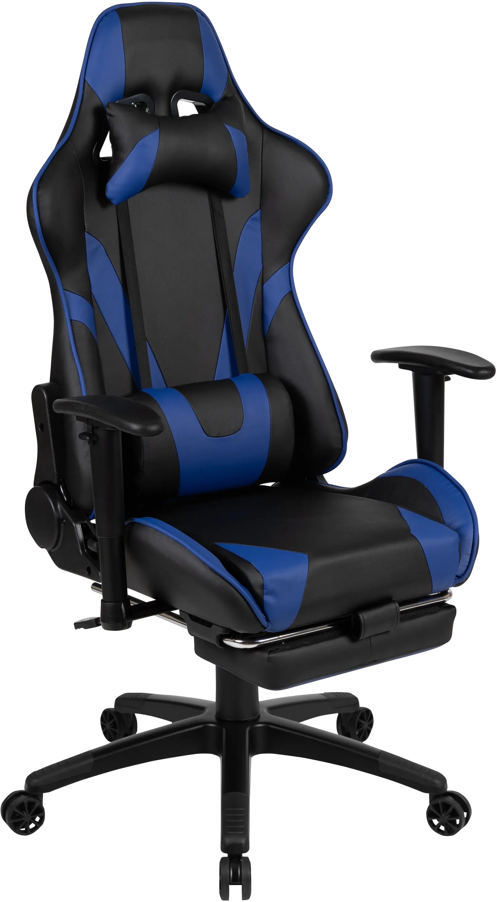 X30 Blue and Black Gaming Swivel Chair-4