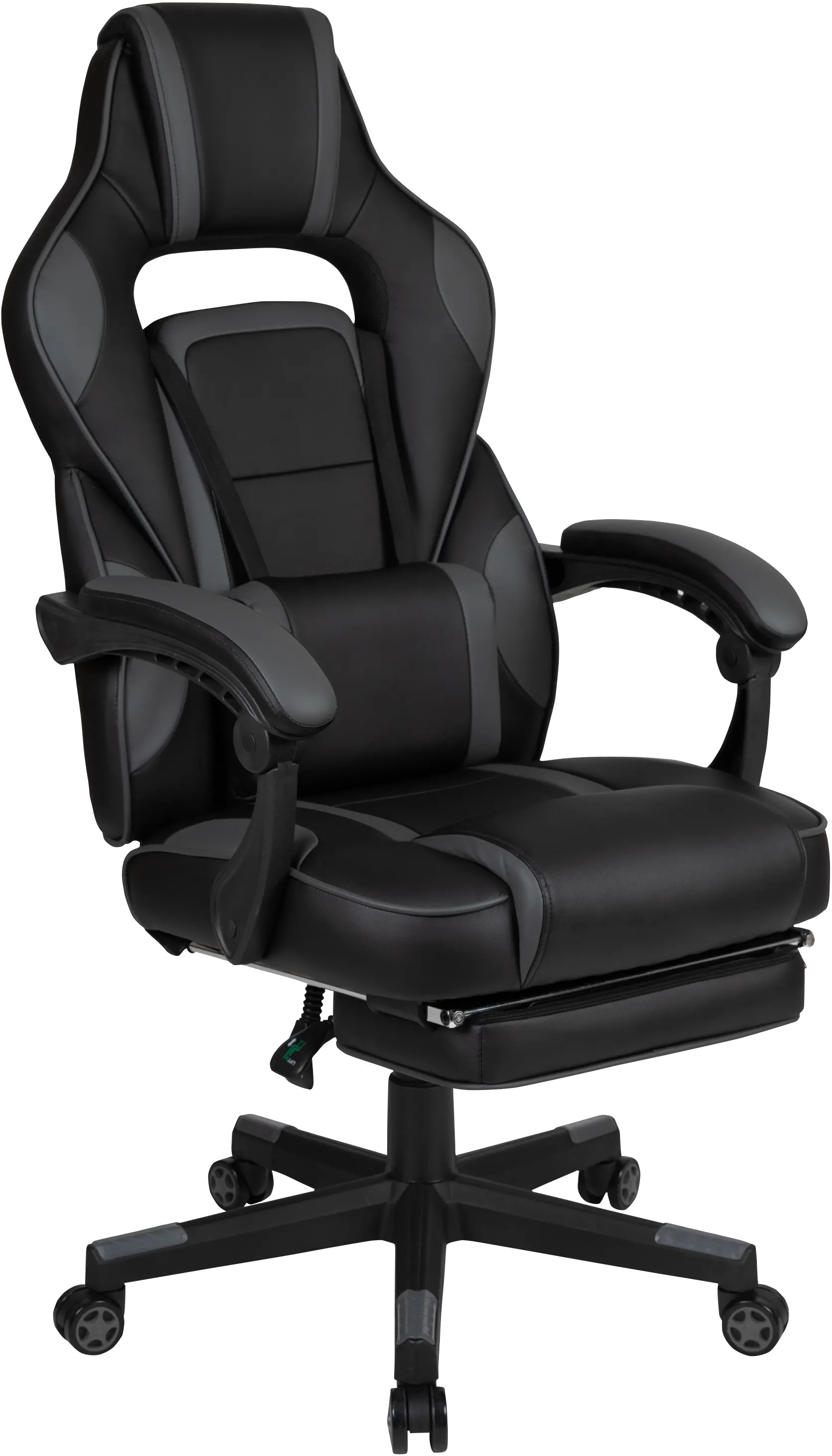 Gray and Black Gaming Swivel Chair - X40-1