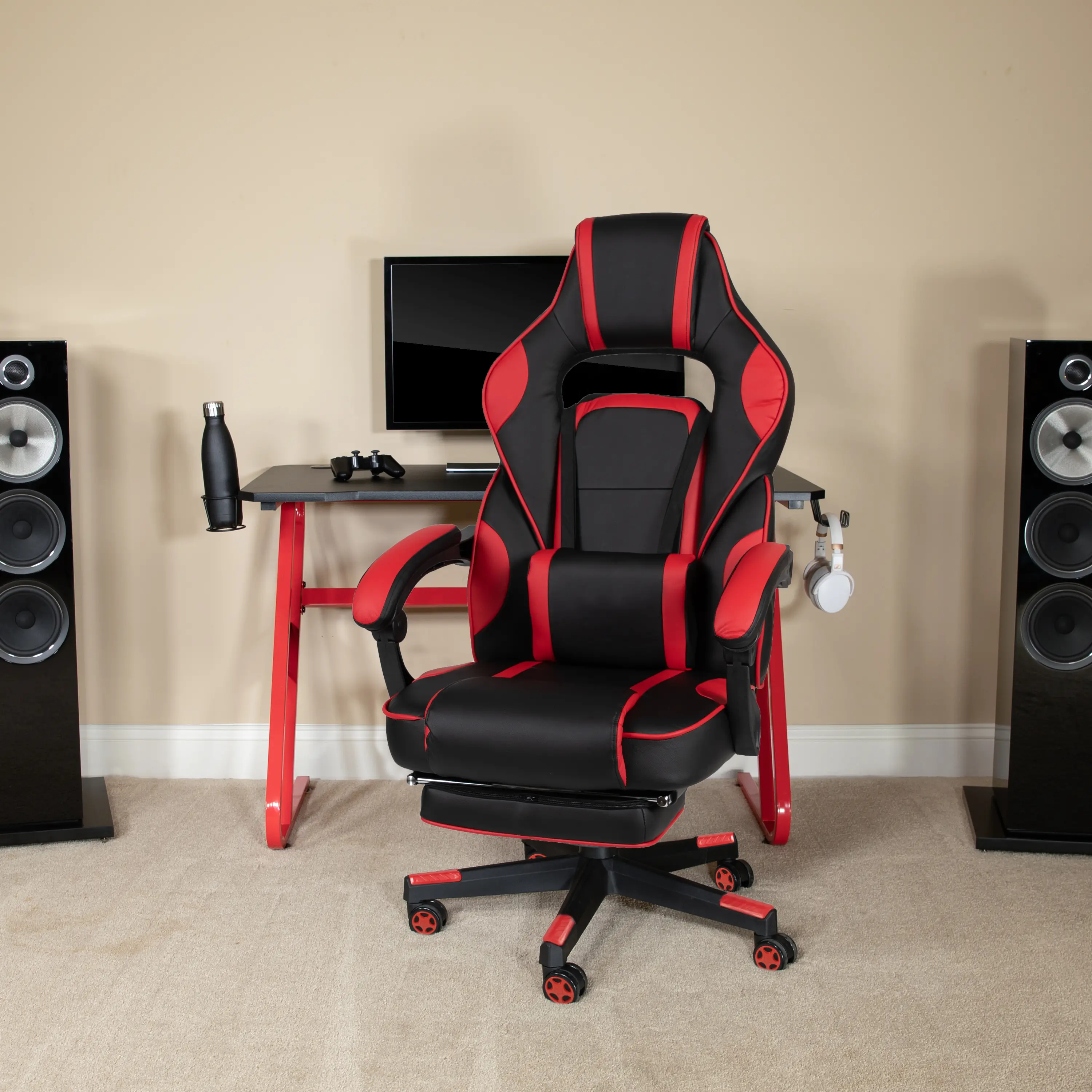 Red and Black Gaming Swivel Chair - X40-2