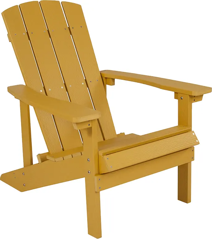 Yellow Adirondack Chair-1