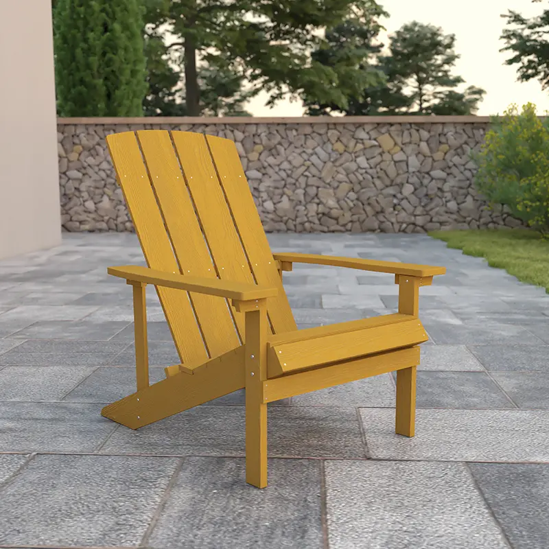 Yellow Adirondack Chair-2