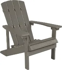 Gray Adirondack Chair