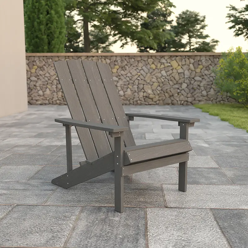 Gray Adirondack Chair-2
