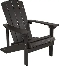 Black Adirondack Chair