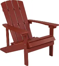 Red Adirondack Chair