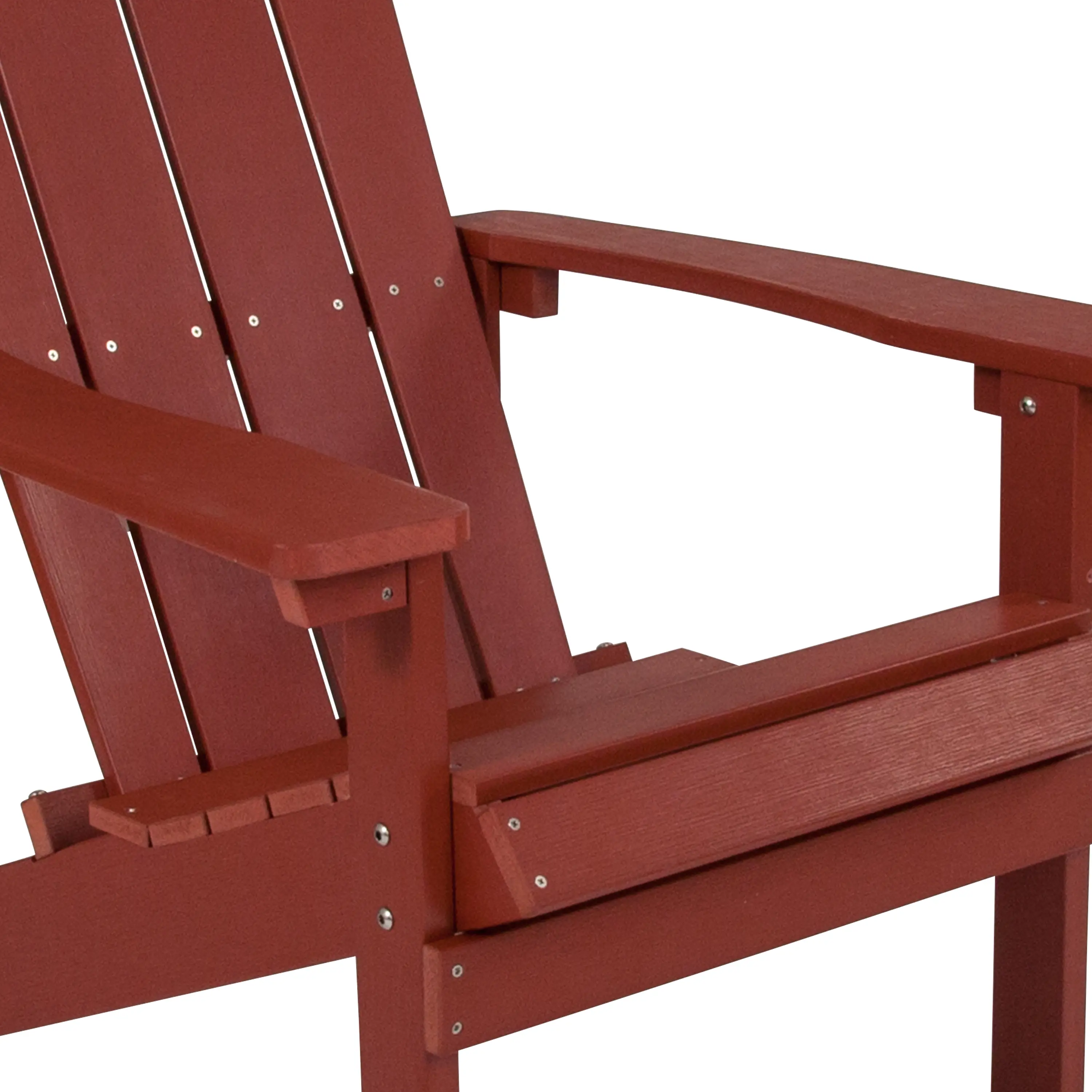 Red Adirondack Chair-7