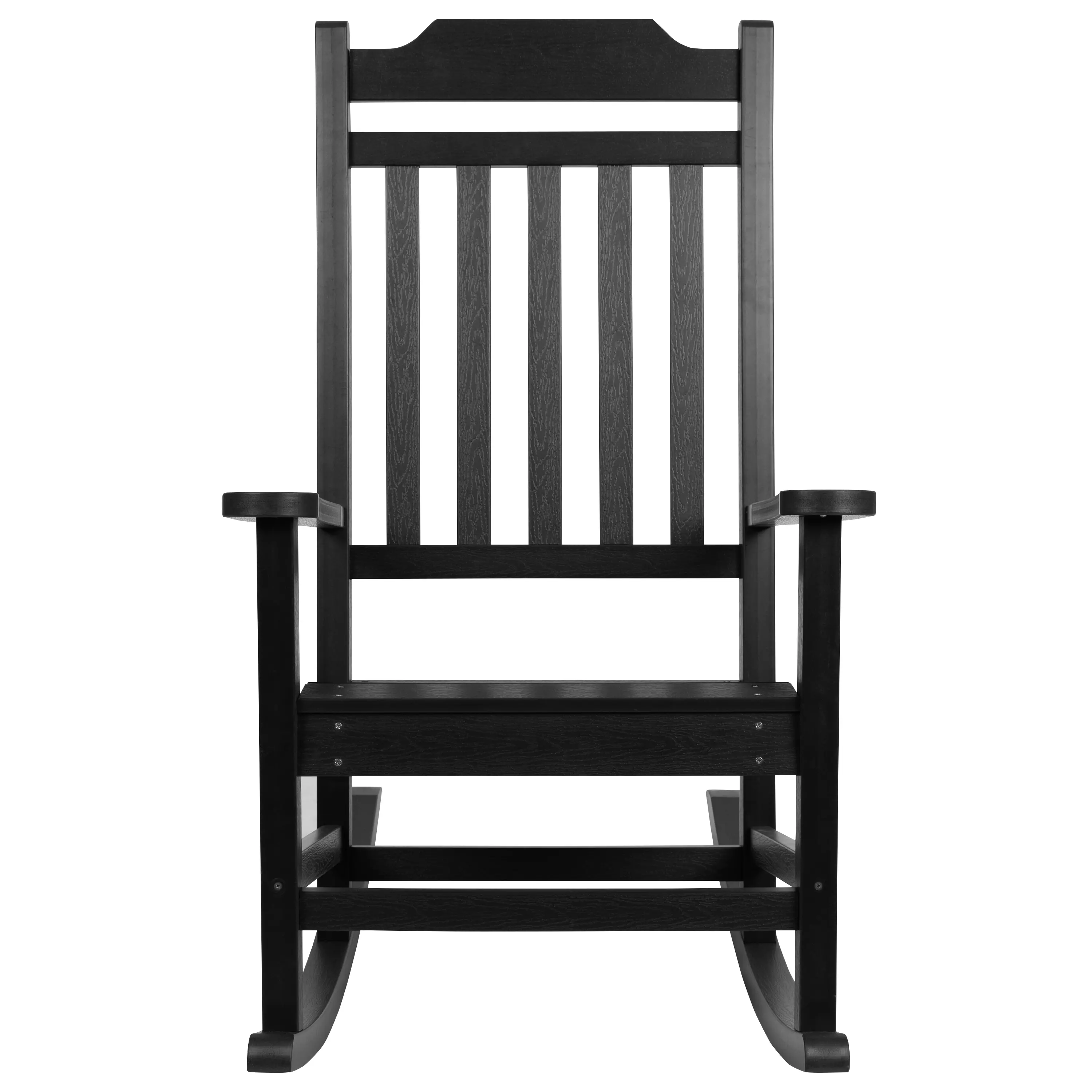 All-Weather Black Rocking Chair-4